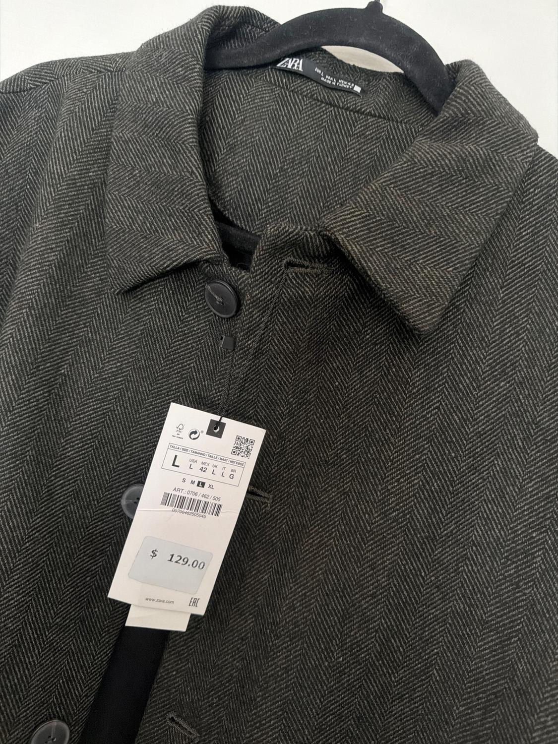 HERRINGBONE TEXTURED JACKET - Image 3