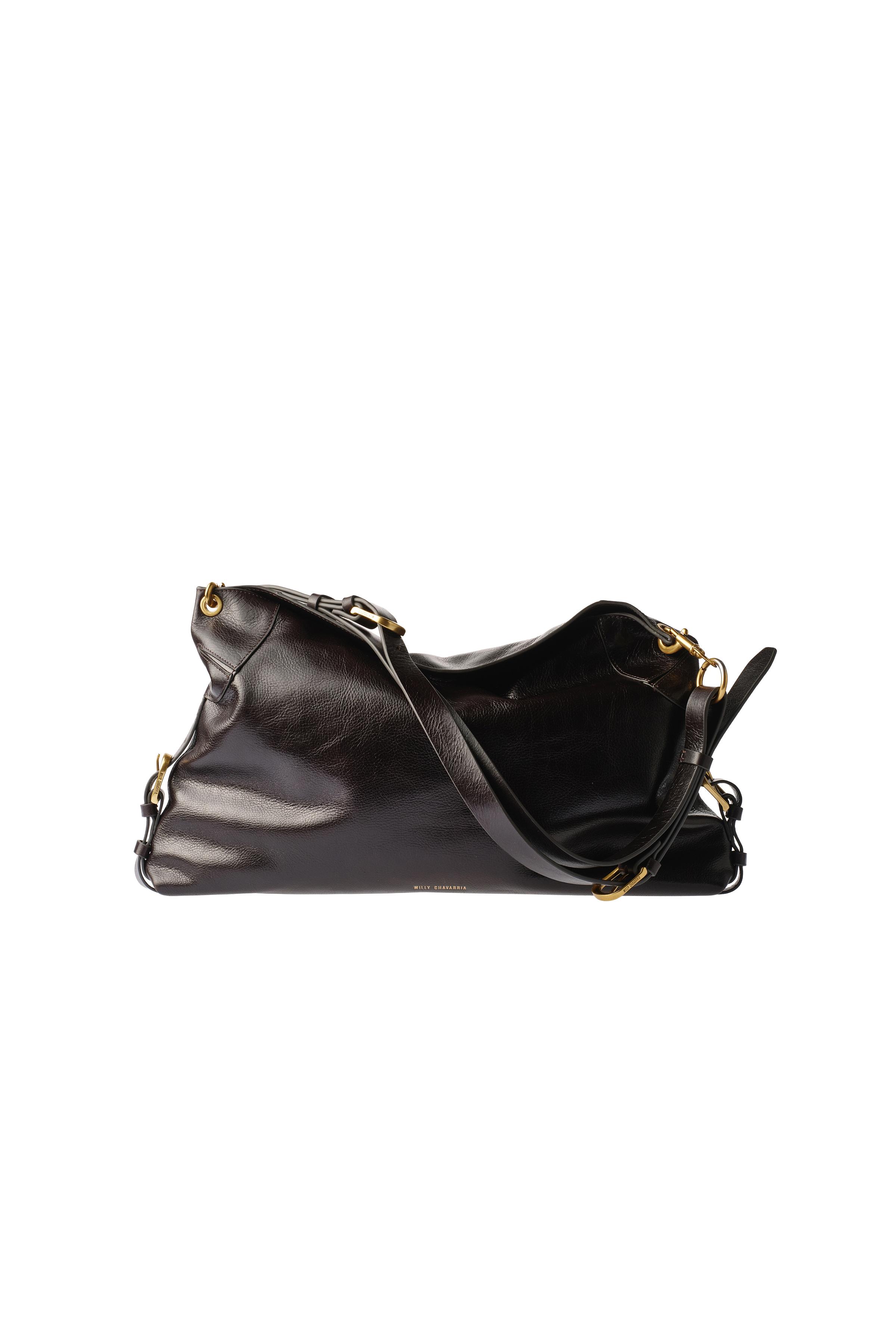 WILLY CHAVARRIA X ZARA LEATHER BAG - Chocolate | ZARA United States