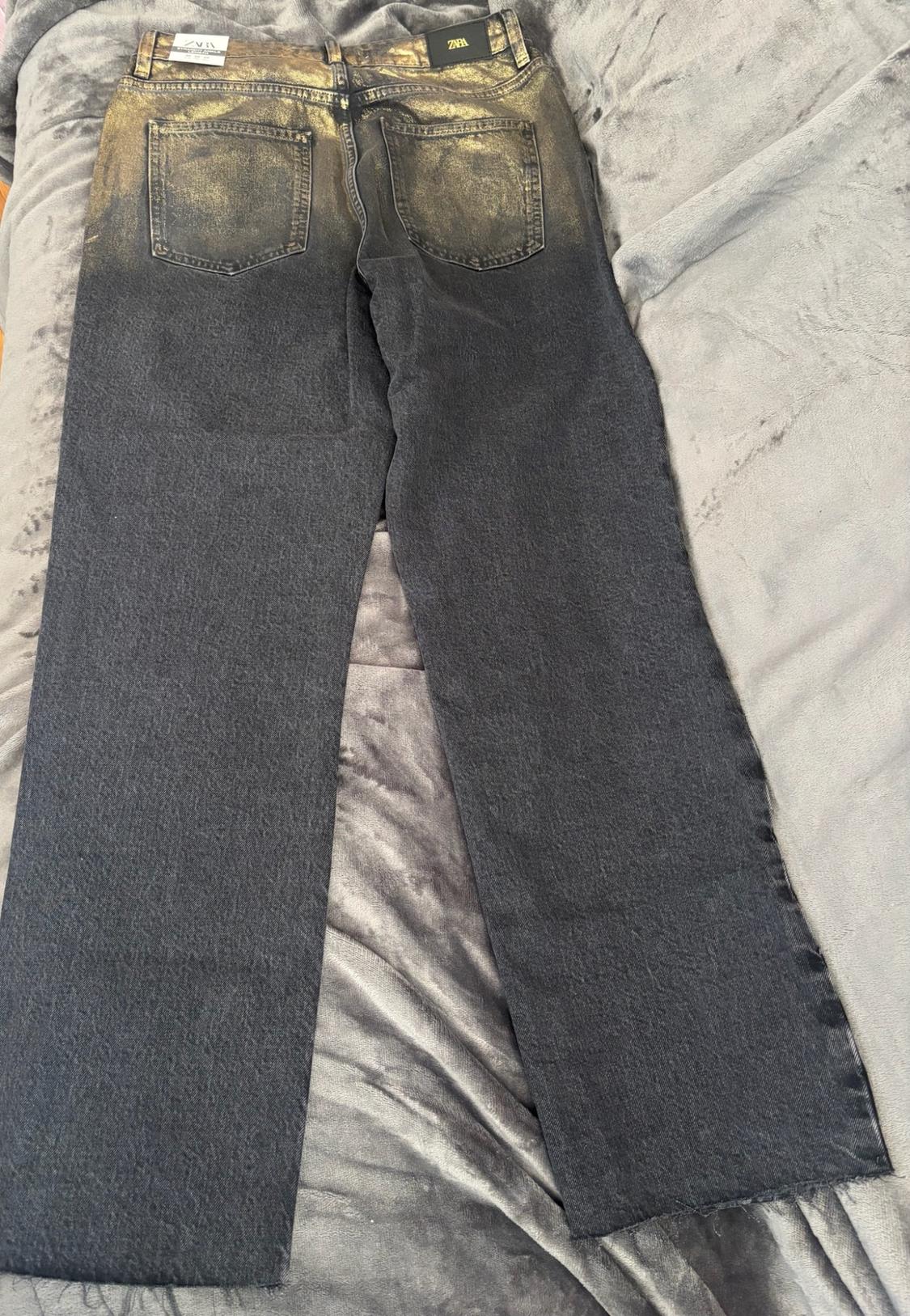 Z1975 STRAIGHT HIGH-WAIST FOIL JEANS - Image 5