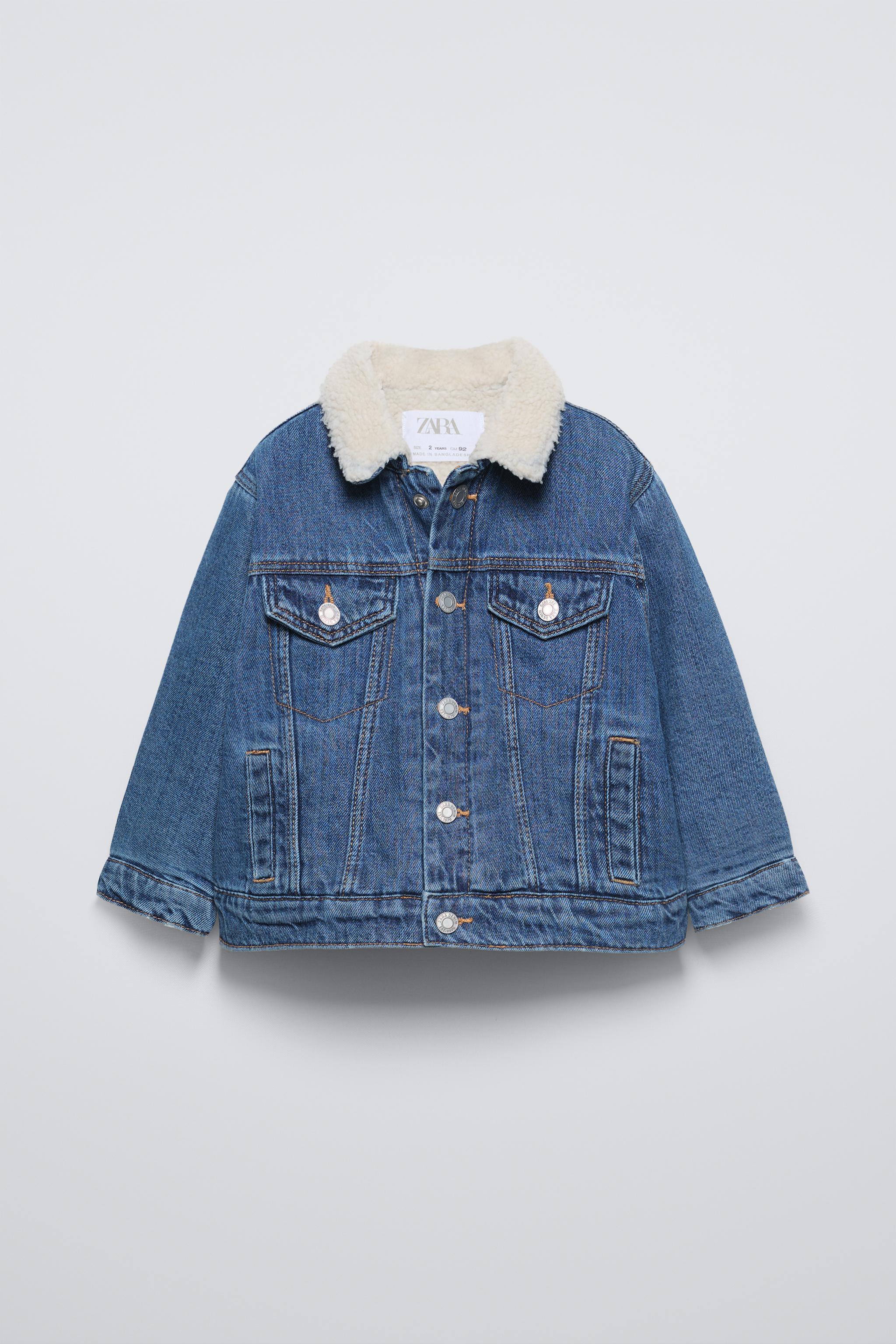 Zara kids fashion jean jacket