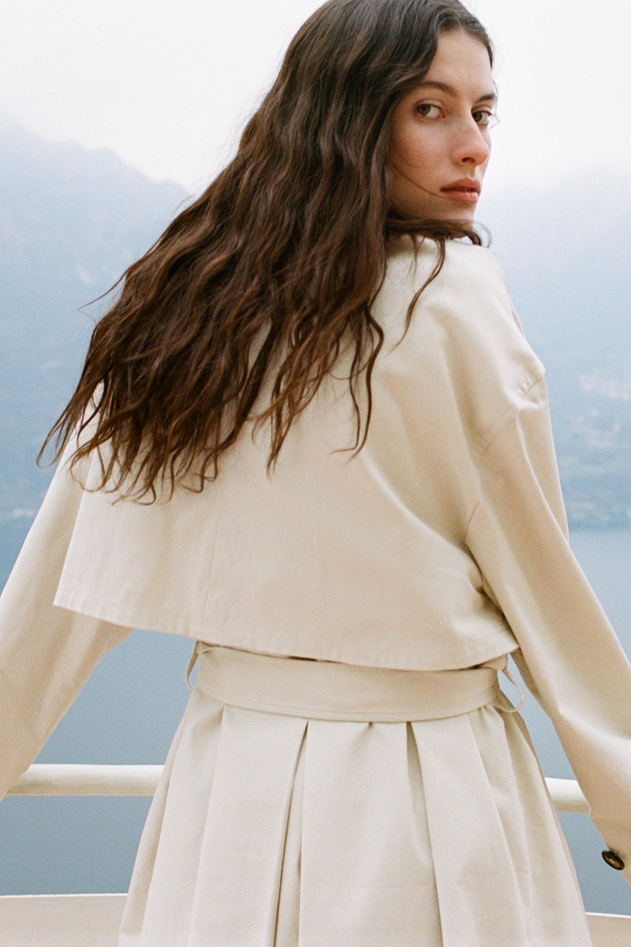 LONG OVERSIZED TRENCH COAT - Light beige | ZARA United States