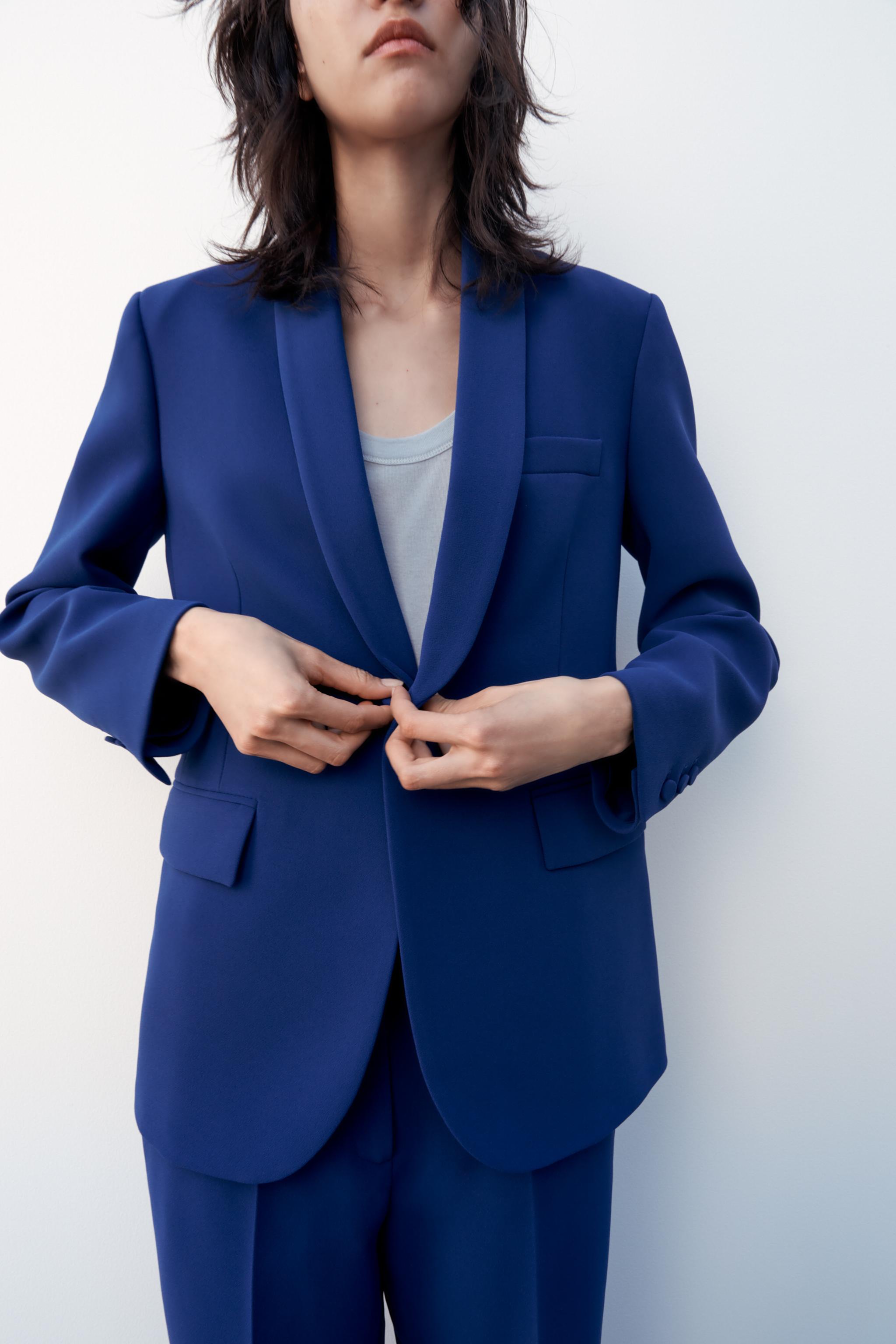 Blazers bleus pour femme Nouvelle Collection en ligne ZARA France