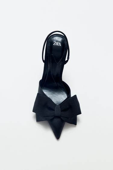 BOW HEEL SHOES - Black by Zara