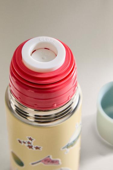 CHILDREN'S THERMOS BOTTLE WITH STICKERS - Multicoloured by Zara - Image 2