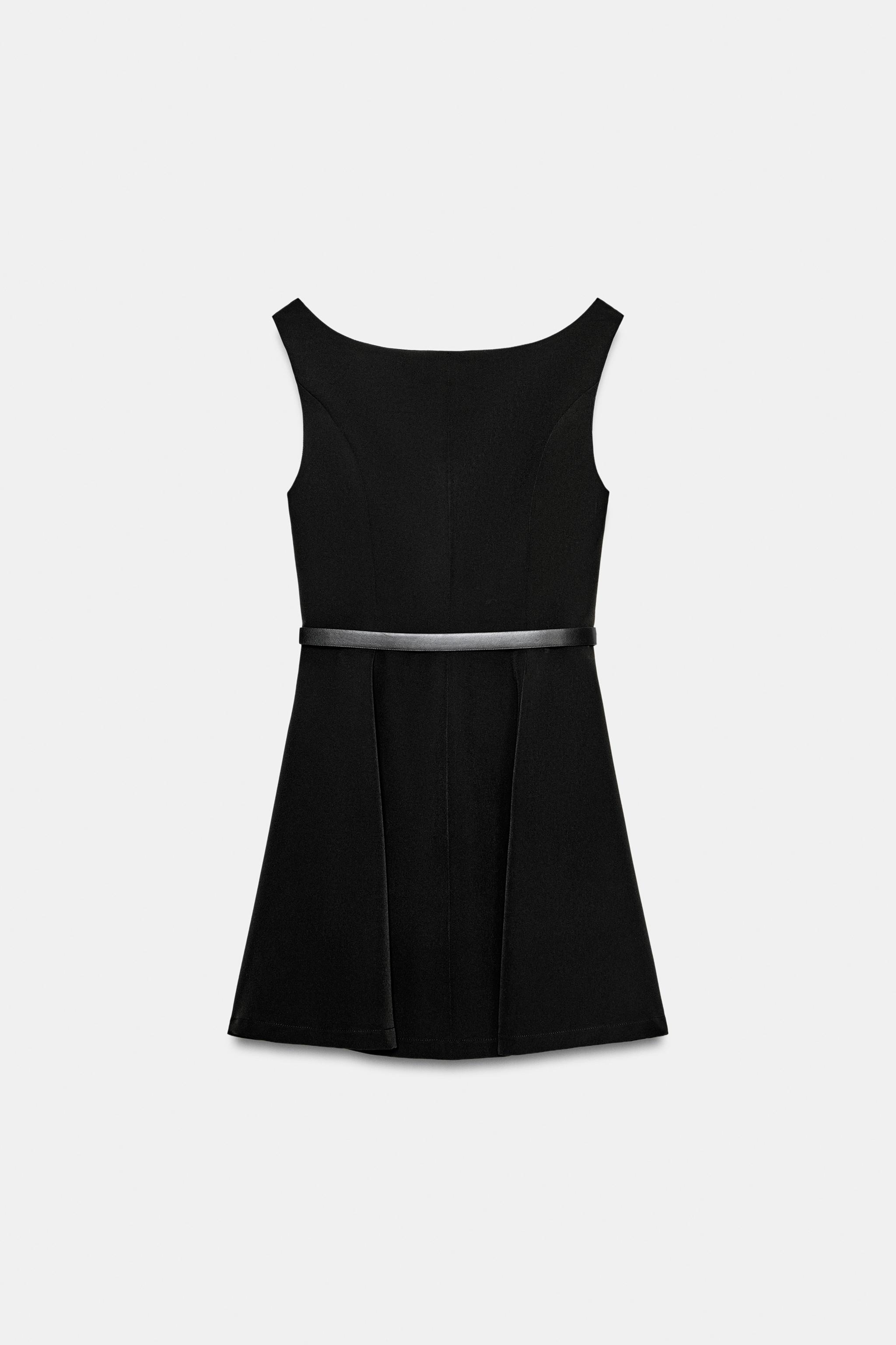 BELTED MINI DRESS