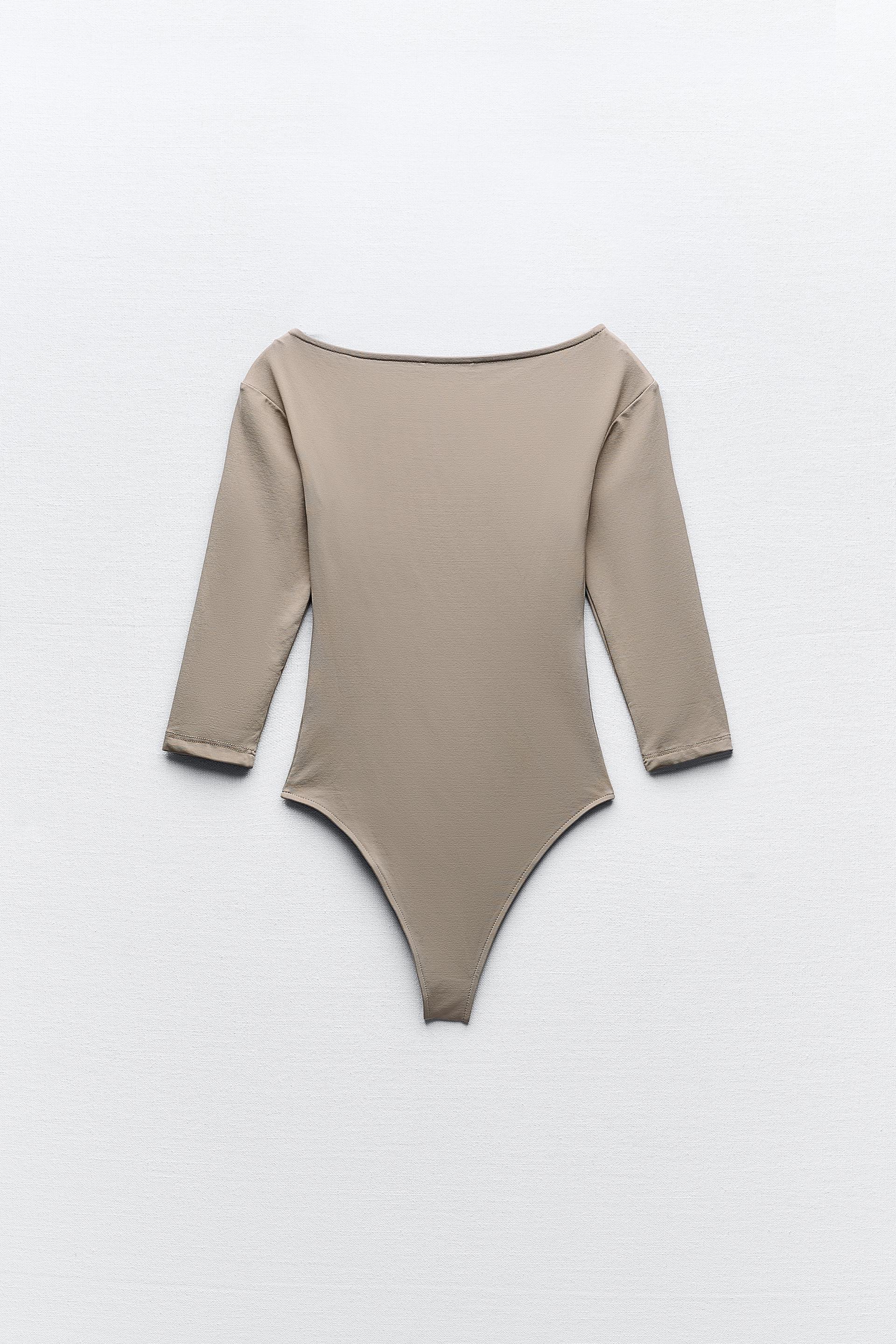 POLYAMIDE BODYSUIT - Black