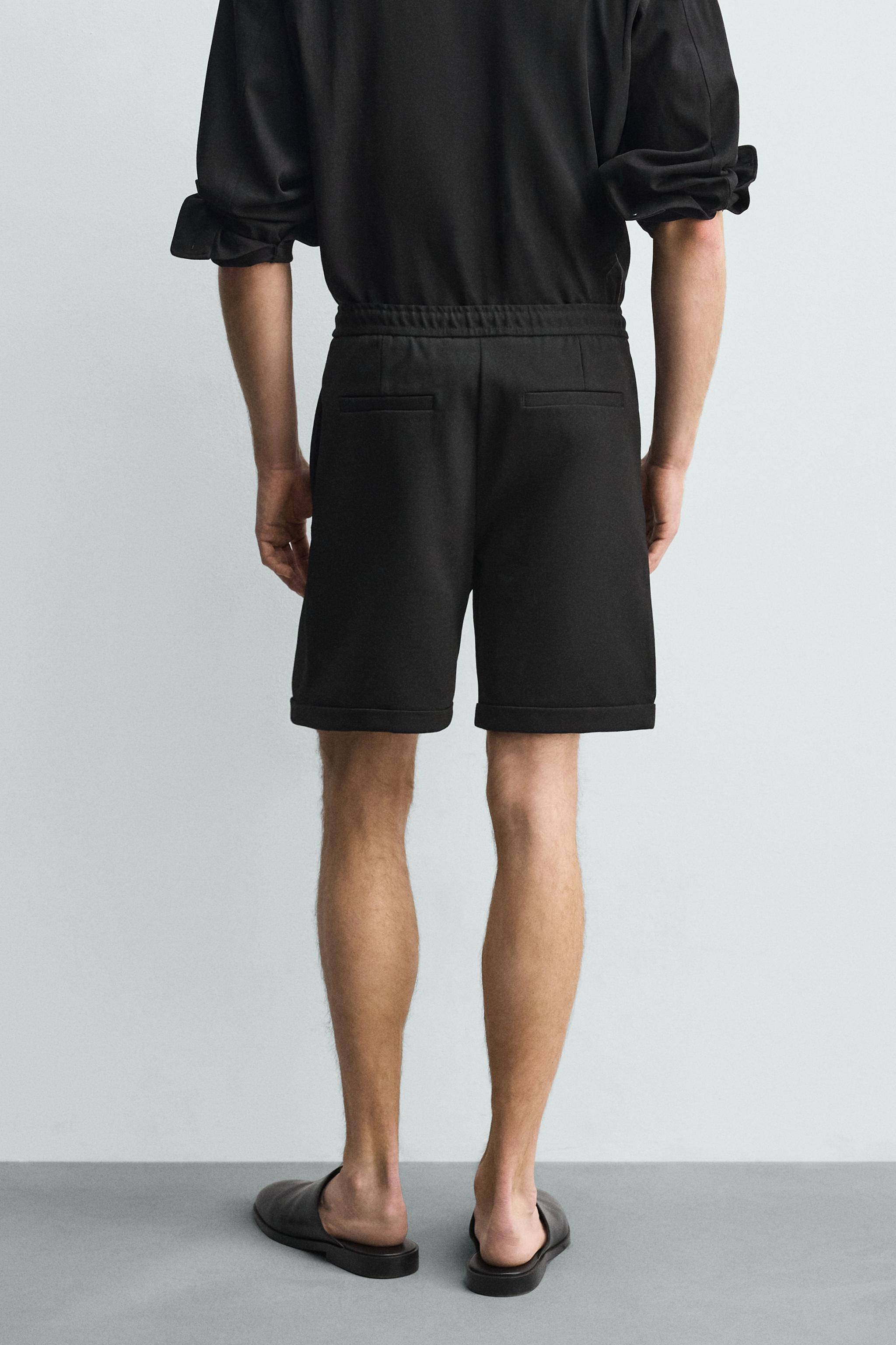 Мужские шорты Zara COMFORT REGULAR FIT SHORTS — фото 3