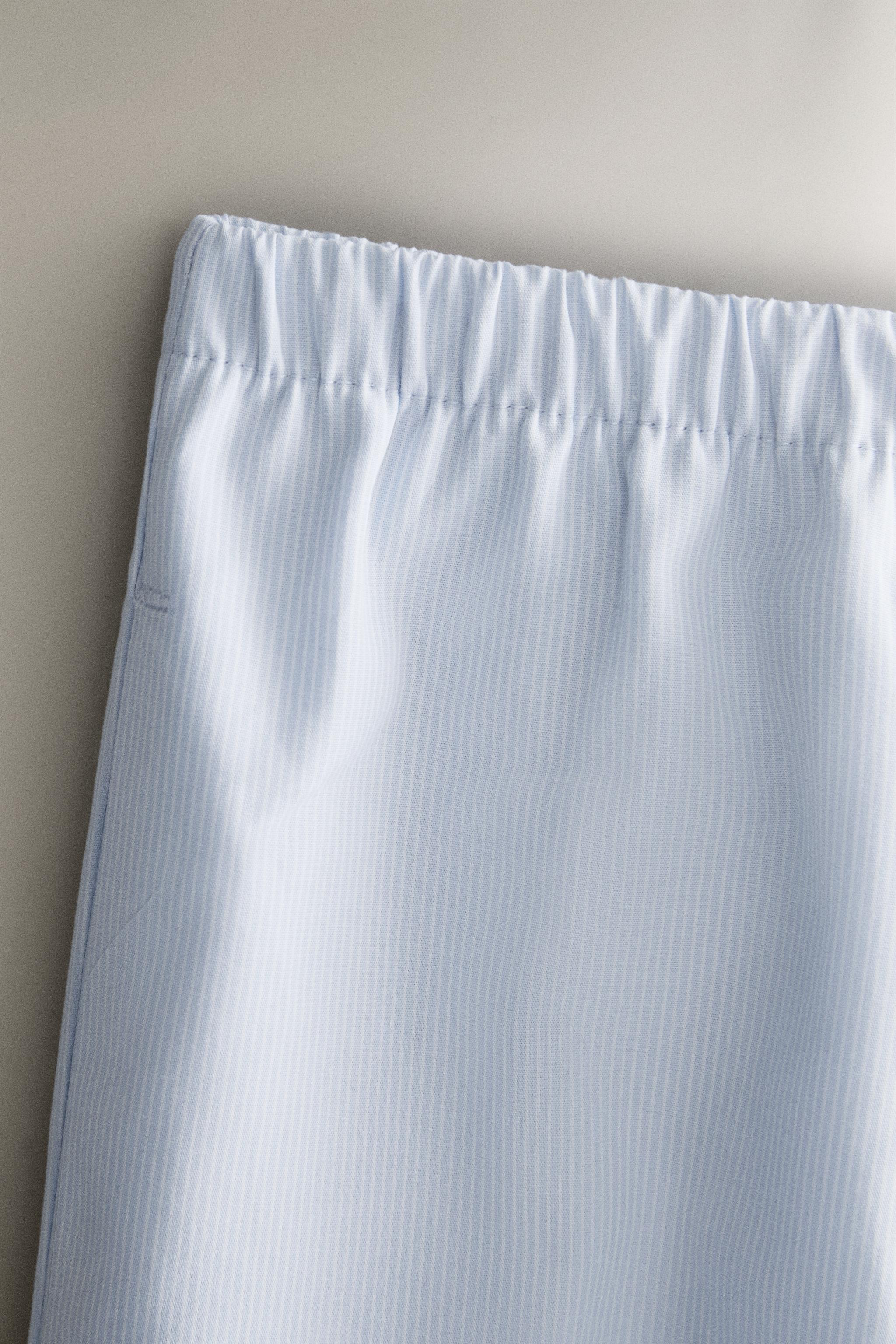 STRIPED PANTS — Blue