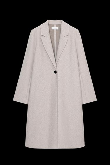 SOFT BASIC COAT - Mink marl by Zara - Image 0