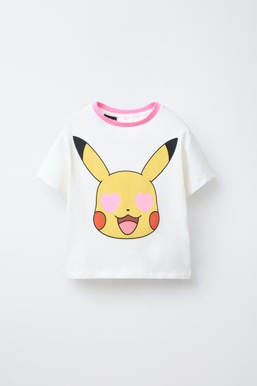 6-14 ANS/ PYJAMA T-SHIRT ET BERMUDA PIKACHU POKÉMON ™ - Rose de Zara - Image 1