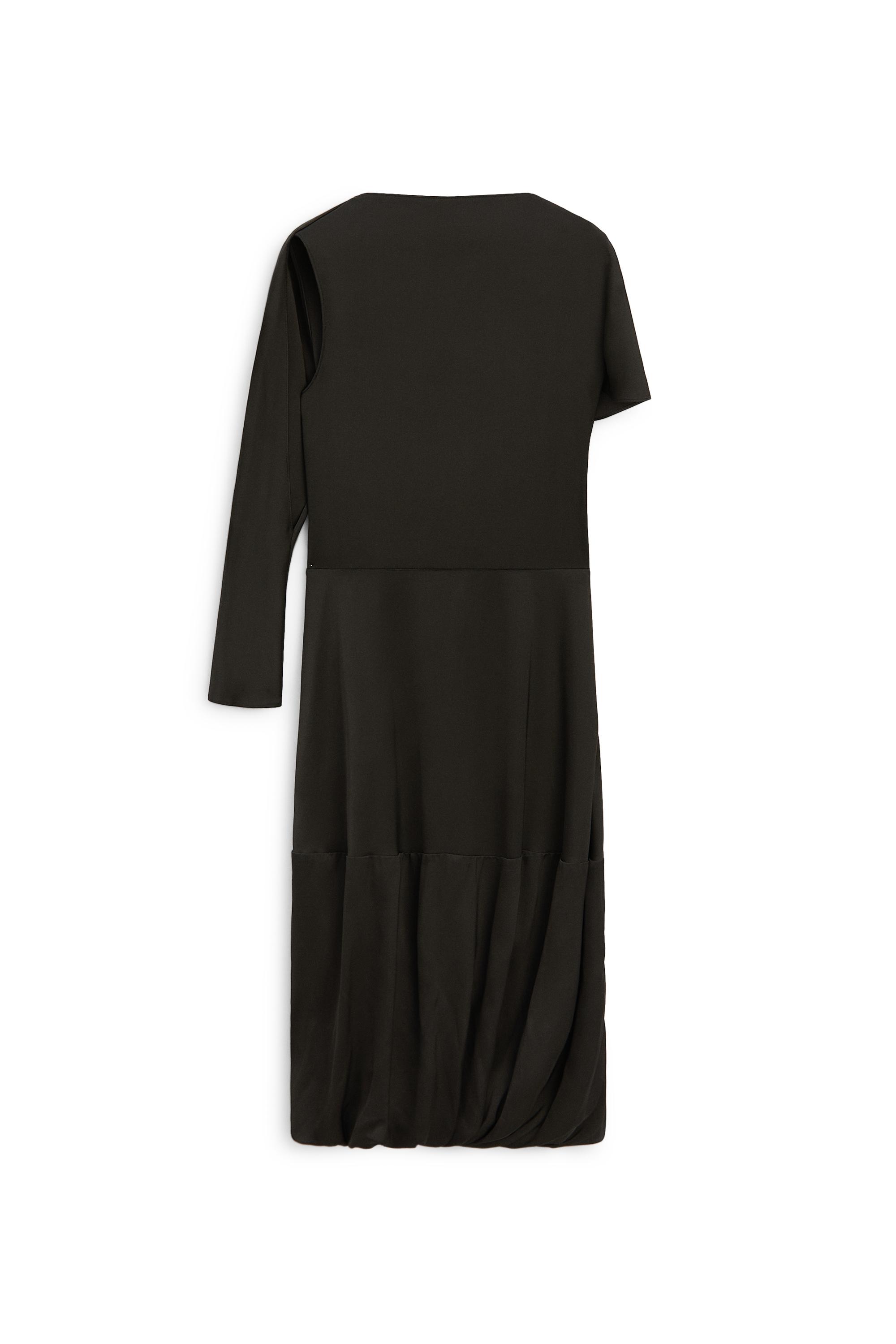 Asymmetric sleeve midi dress - LIMITED EDITION