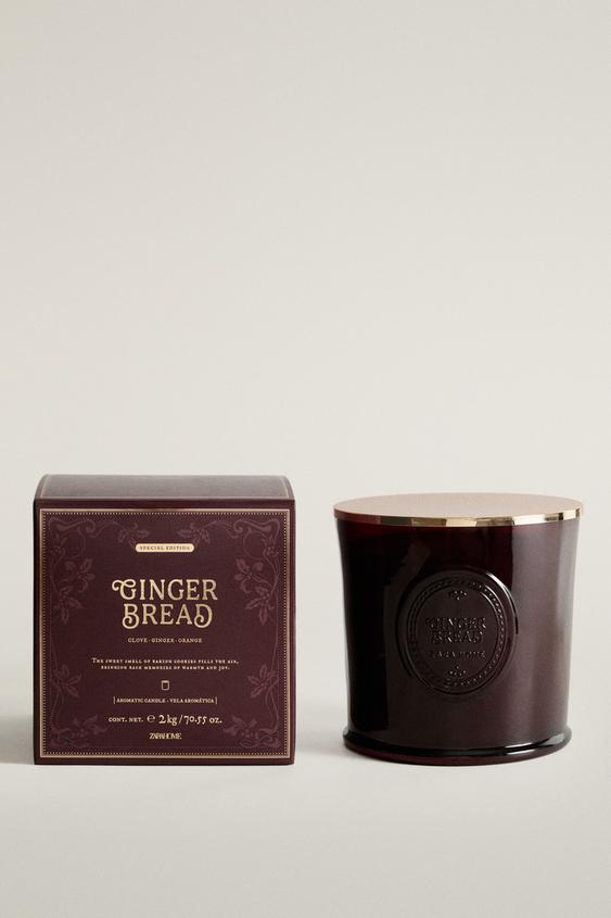 (2 KG) ΑΡΩΜΑΤΙΚΟ ΚΕΡΙ GINGERBREAD - Κόκκινο του Zara - Εικόνα 0