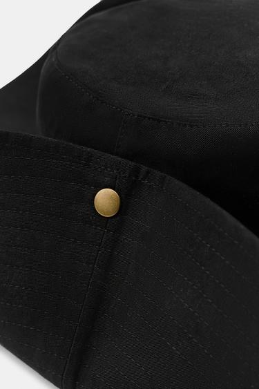 BONNET SERGÉ MAXI BORD - Noir de Zara - Image 3