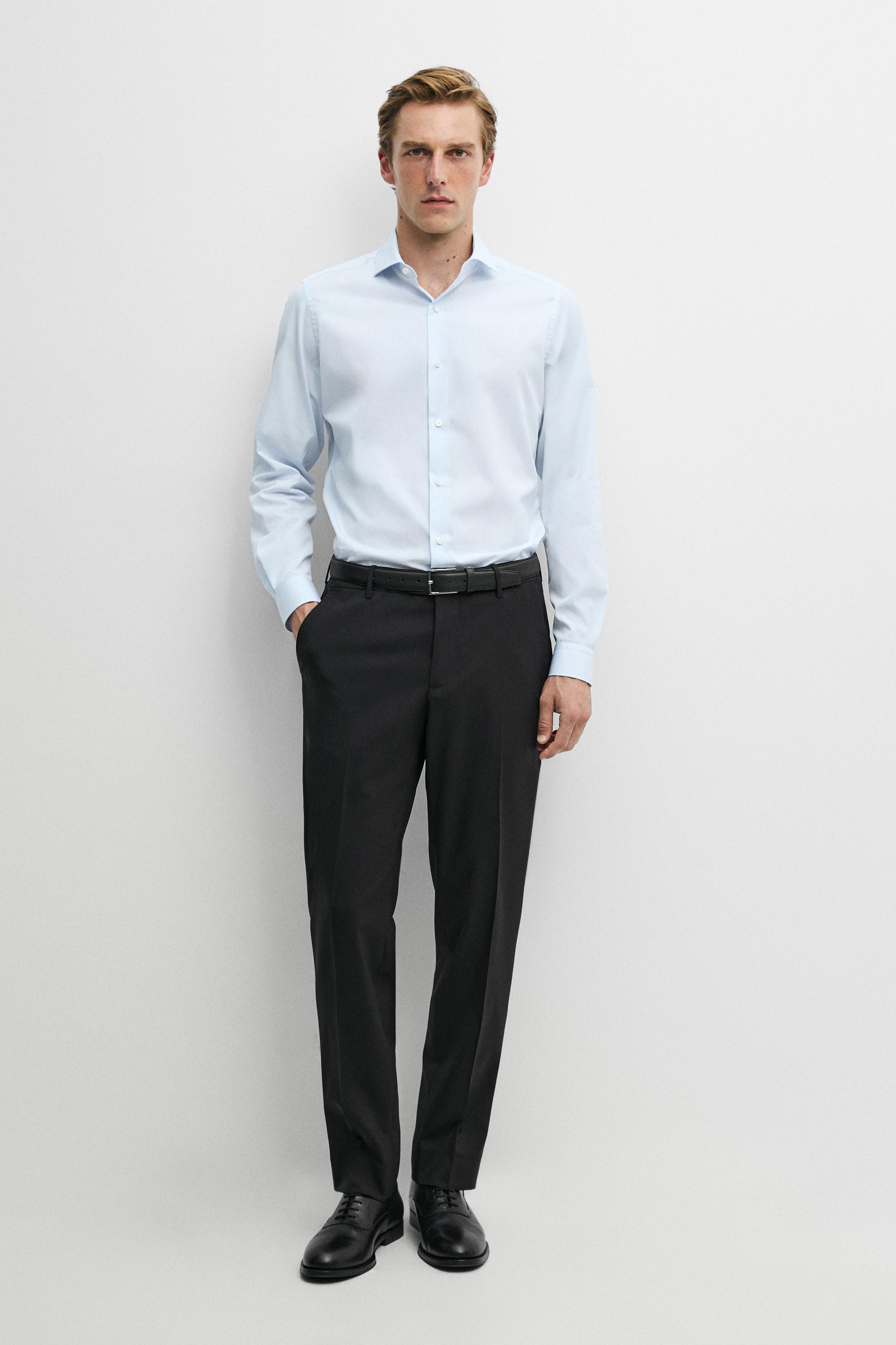Chemise slim à carreaux vichy