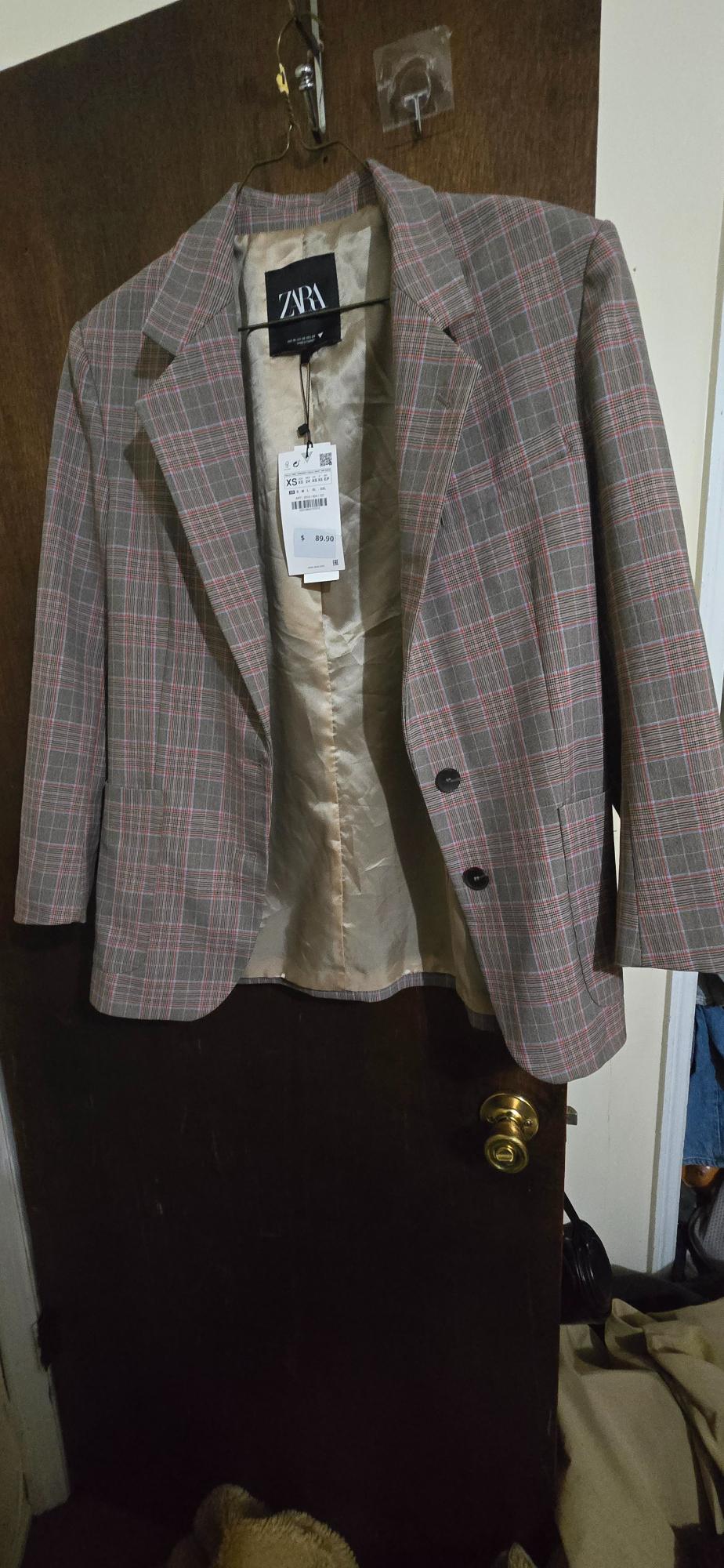 BLAZER OVERSIZE CUADROS