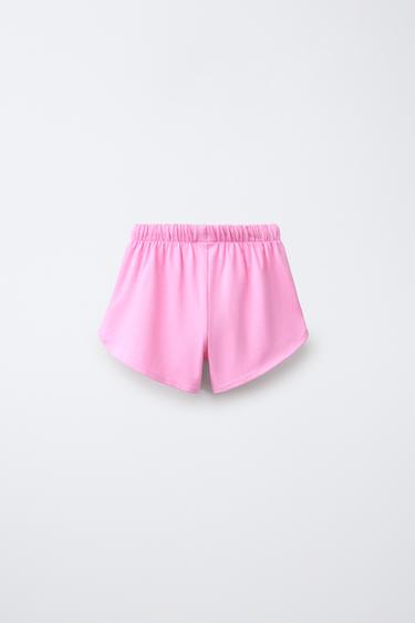 SHORT EN JERSEY LOURD UNI - Rose de Zara - Image 1