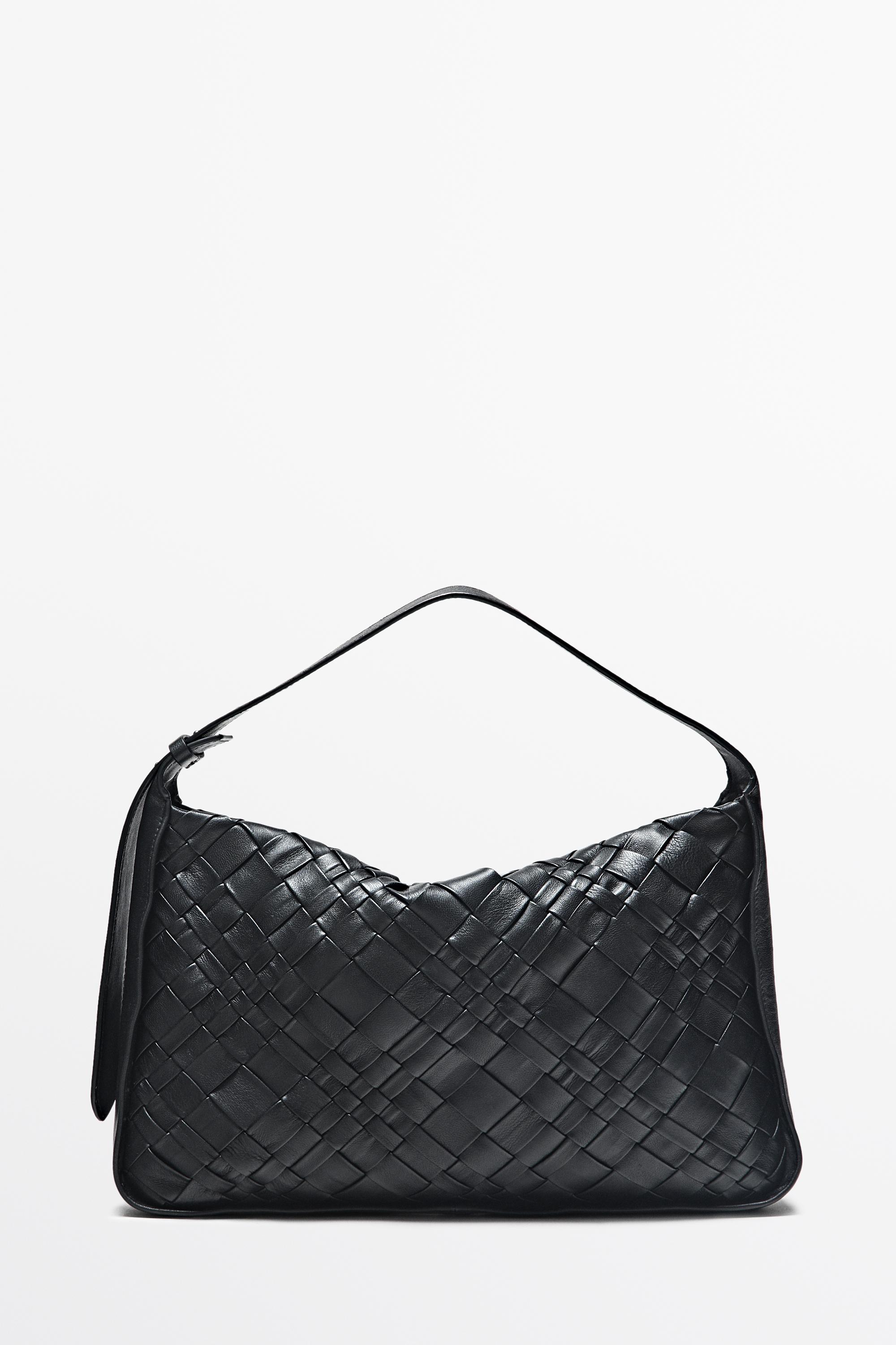 Medium braided Nappa leather bag