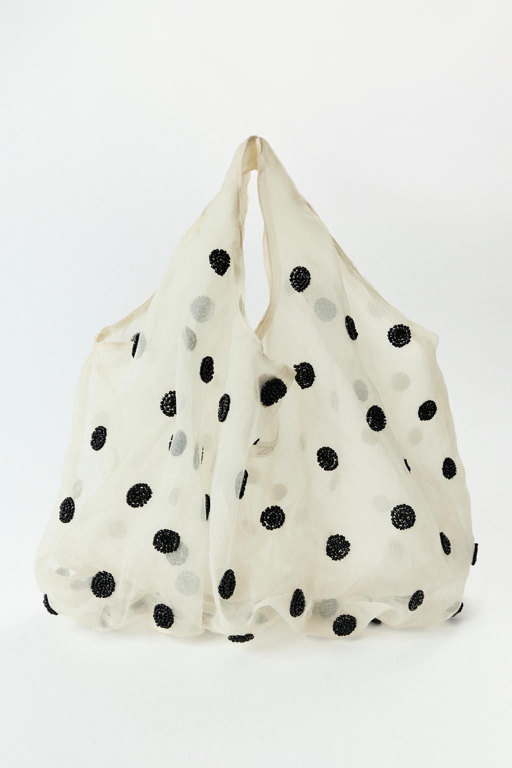 MESH BEAD HANDBAG