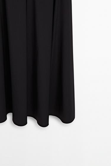 JUPE VOLANTÉE ENTRE-DEUX - Noir de Zara - Image 3