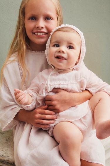 BONNET 100 % RAMIE ÉDITION LIMITÉE - Rose poudré de Zara