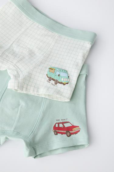 2-6 YEARS/ FIVE-PACK OF CAR BOXERS - Multicoloured by Zara - Image 4