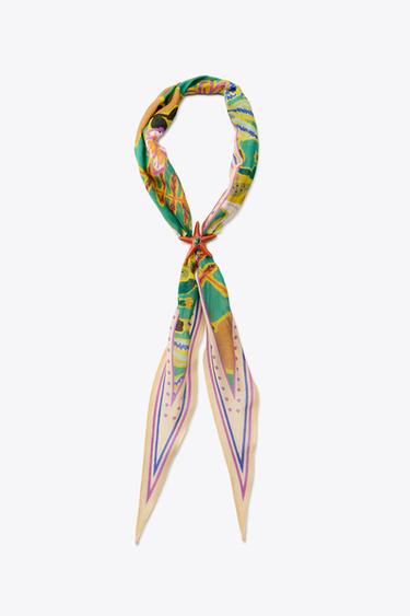 Zara MODAL STARFISH BANDANA - Multicolored