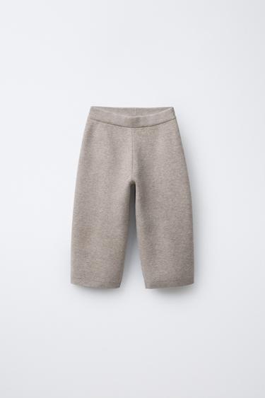 KNIT CULOTTES - Beige by Zara - Image 0