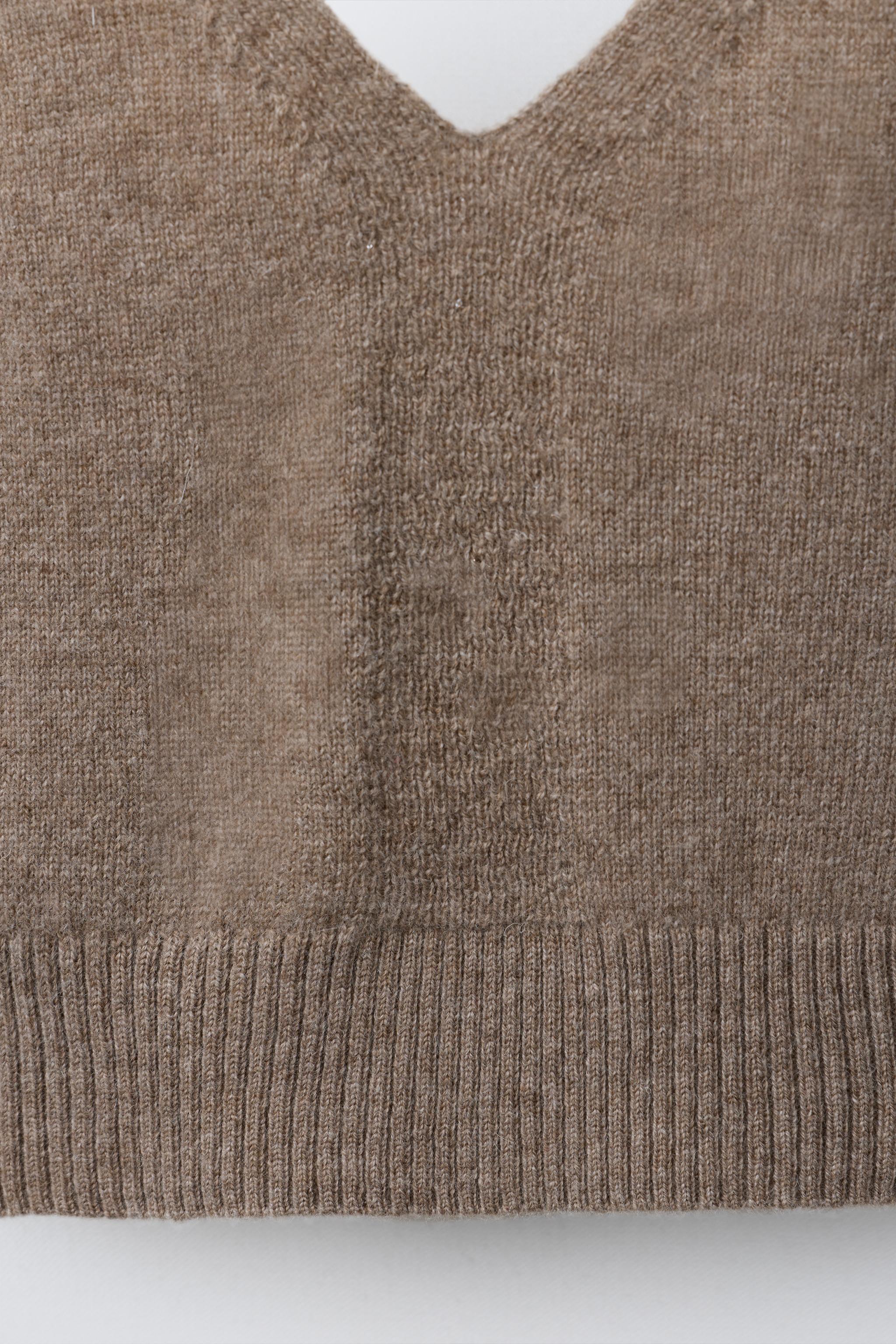 WOOL STRAP TOP