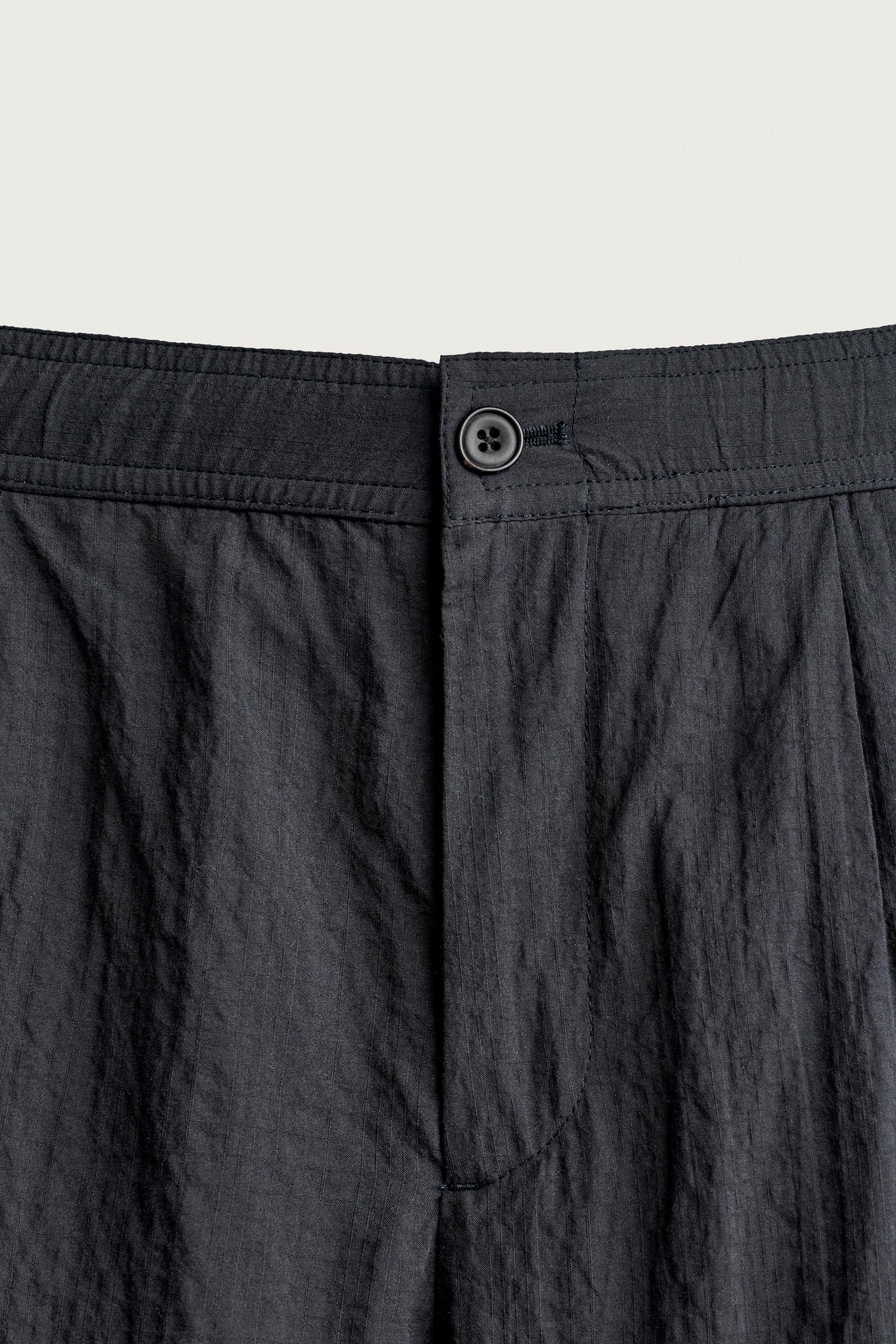 Мужские брюки Zara STRAIGHT FIT SEERSUCKER PANTS — фото 9