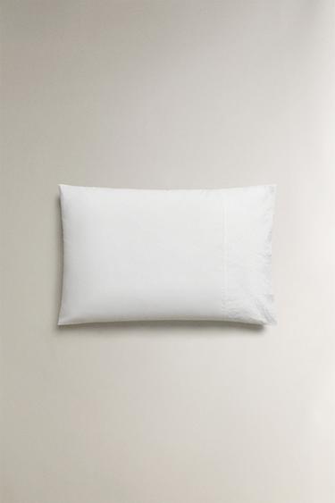 EMBROIDERED PILLOWCASE - White by Zara - Image 2