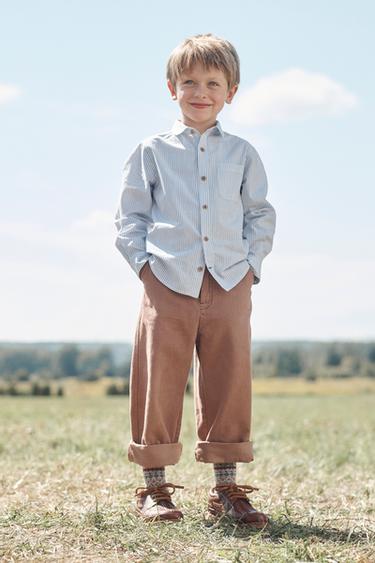 جوارب بنقشة GRECA LIMITED EDITION - رمادي الخاص بـ Zara