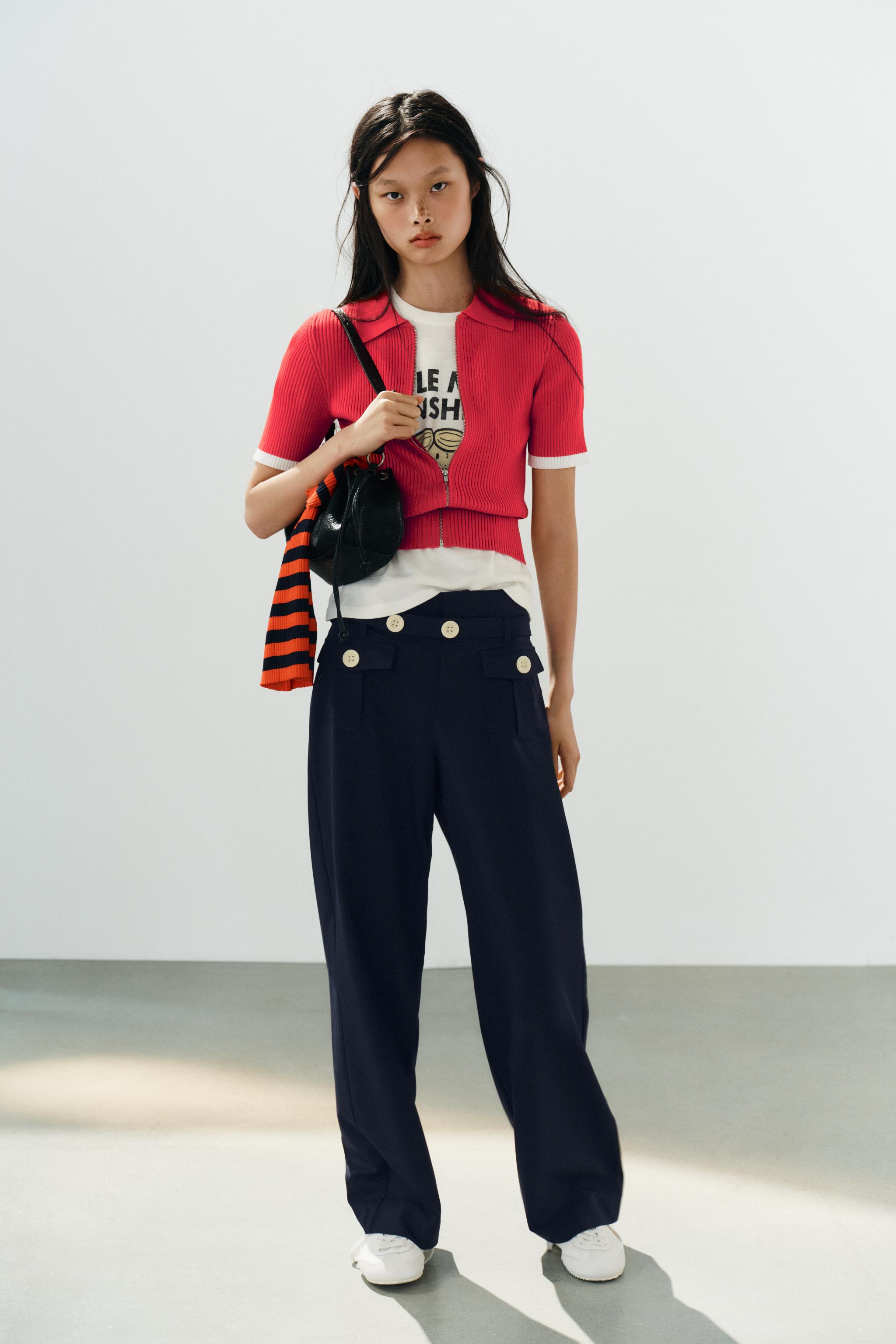 RIB KNIT POLO SHIRT