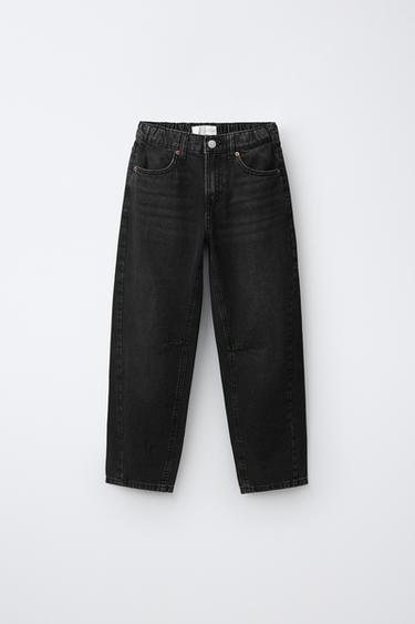 Zara BAGGY JEANS - Black