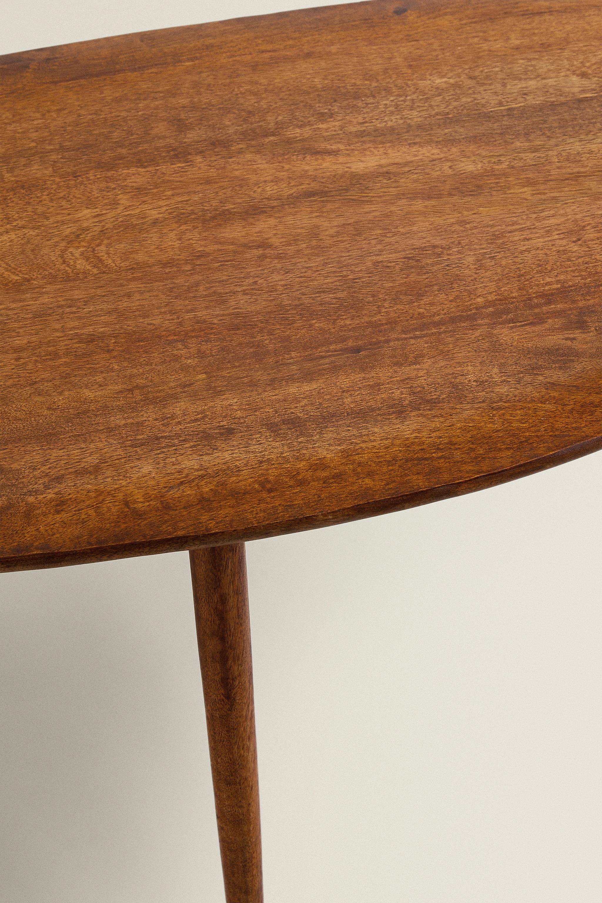 BEVELED WOODEN TABLE | ZARA United States