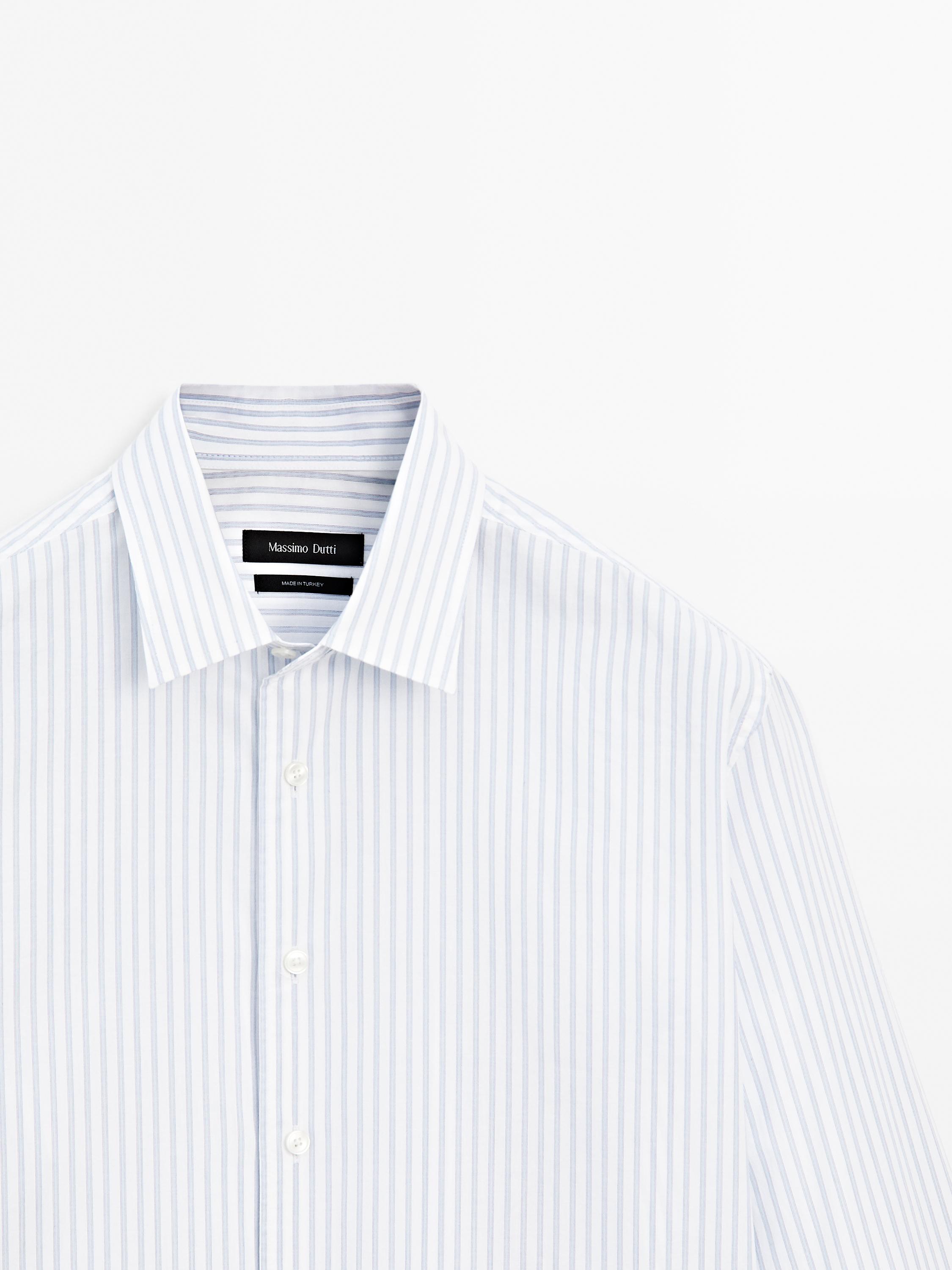 Chemise à rayures regular fit