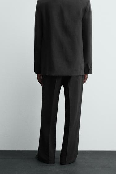 PANTALON FLUIDE DE COSTUME - Noir de Zara - Image 2