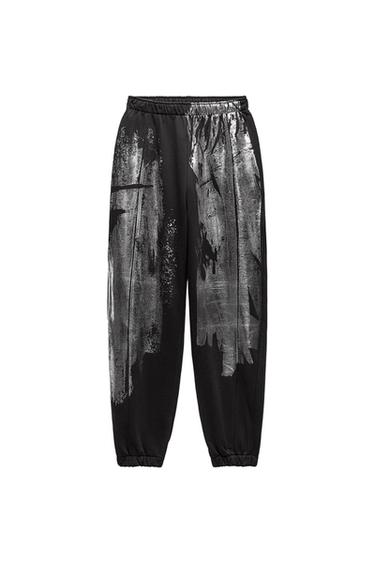 FOIL JOGGER TROUSERS