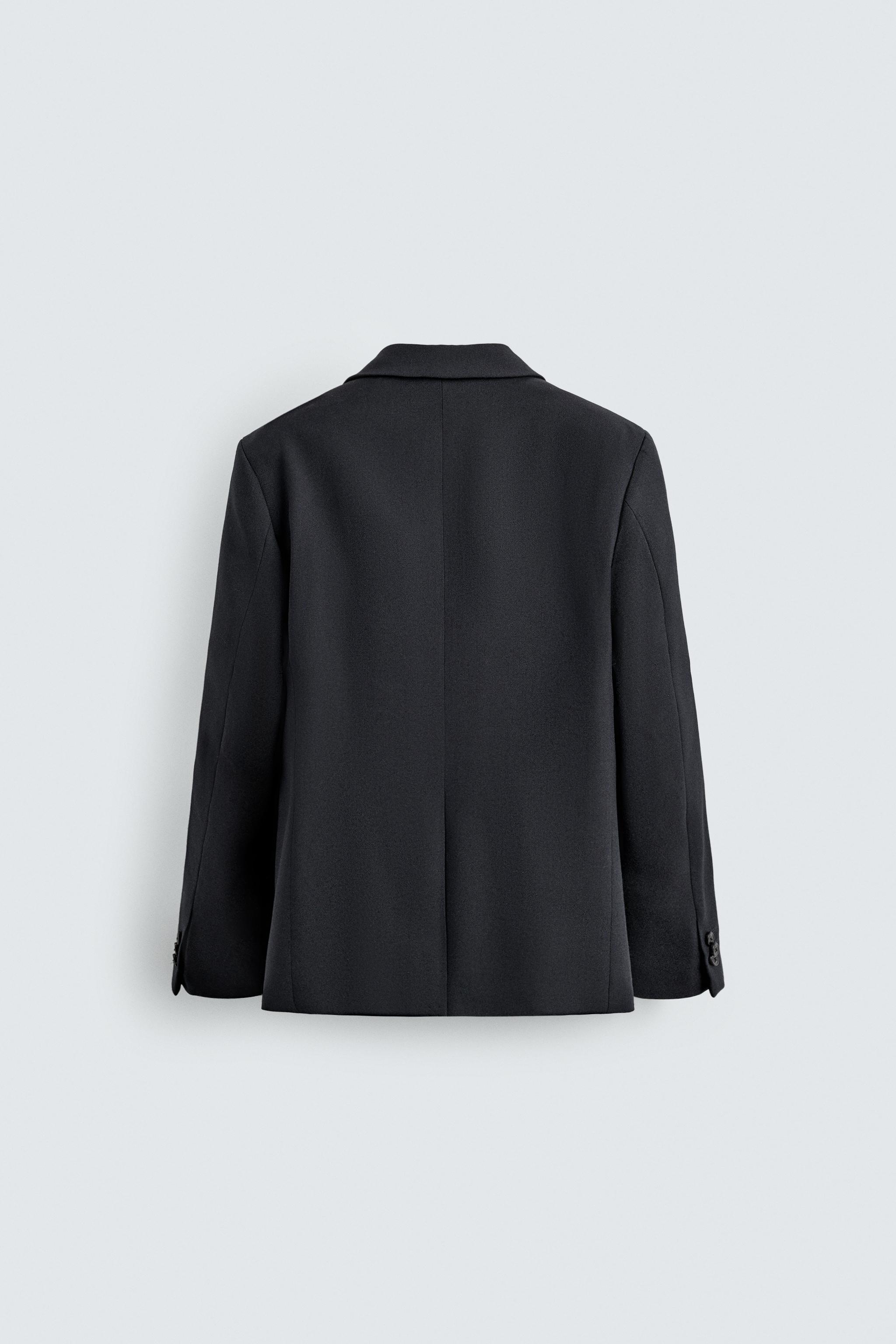 100%ウールスーツブレザー - ダークネイビーブルー | ZARA Japan / 日本