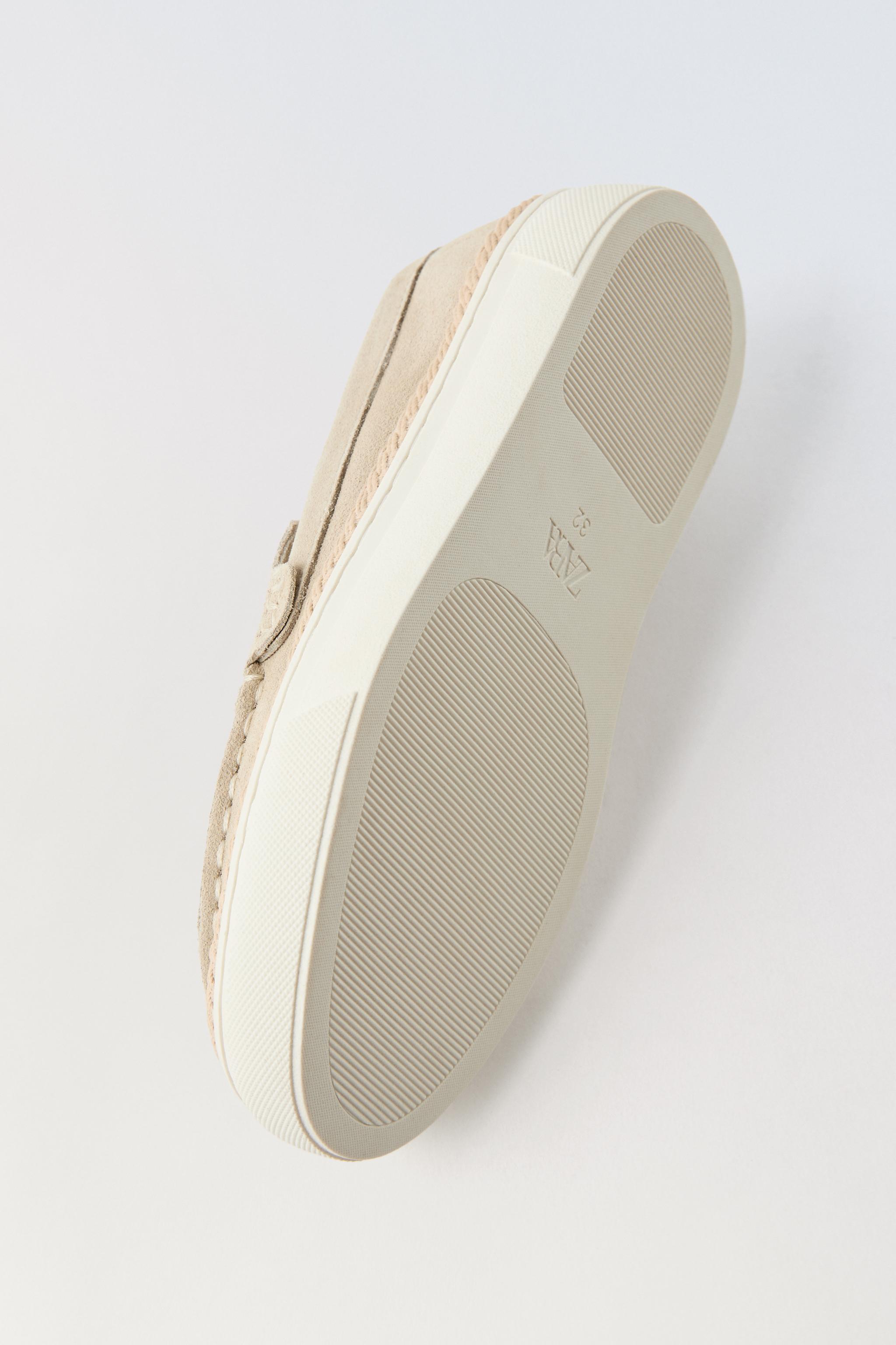 SPORT-MOKASSIN AUS LEDER - Marineblau | ZARA Deutschland / Germany