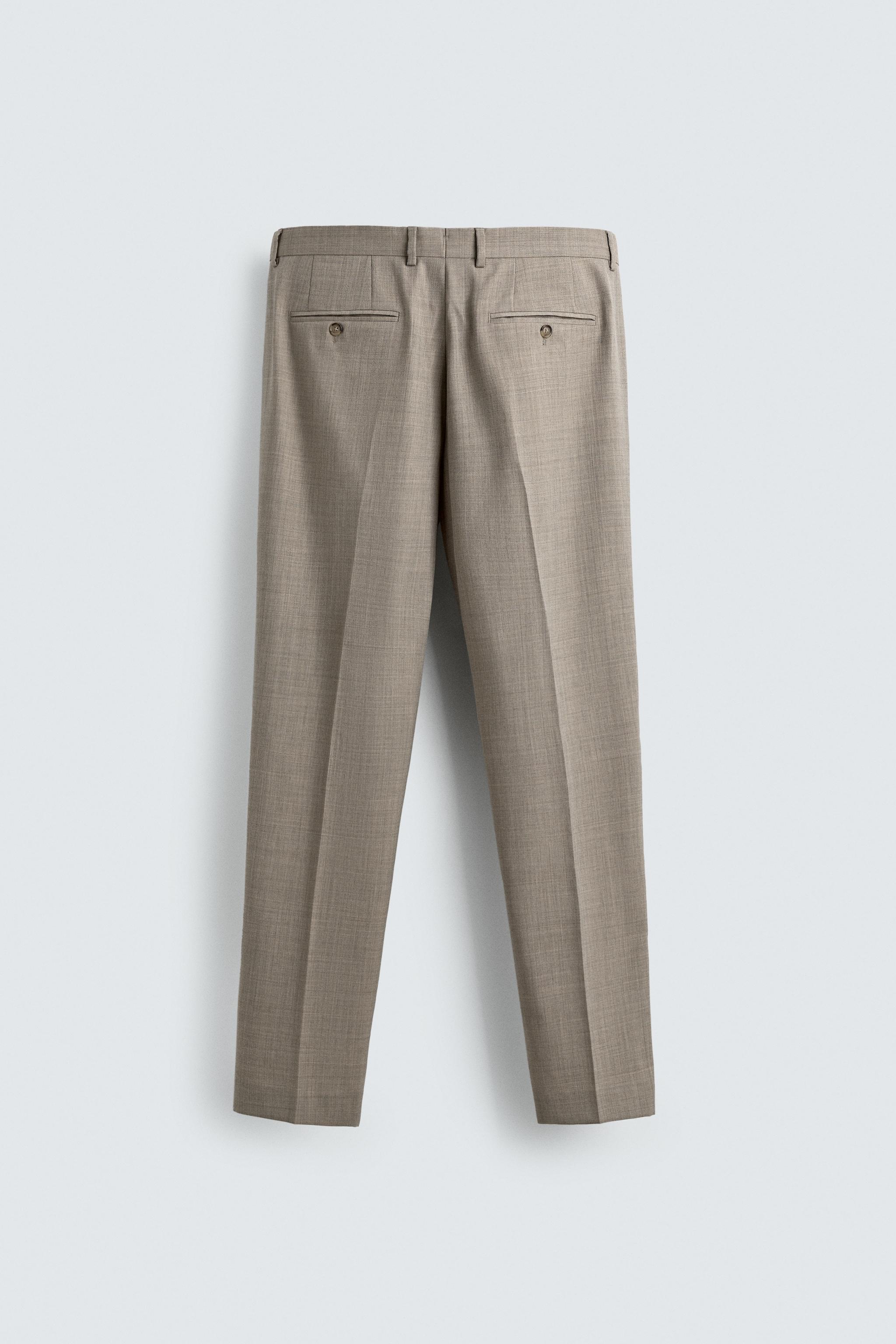 WOOL BLEND COMFORT SUIT PANTS