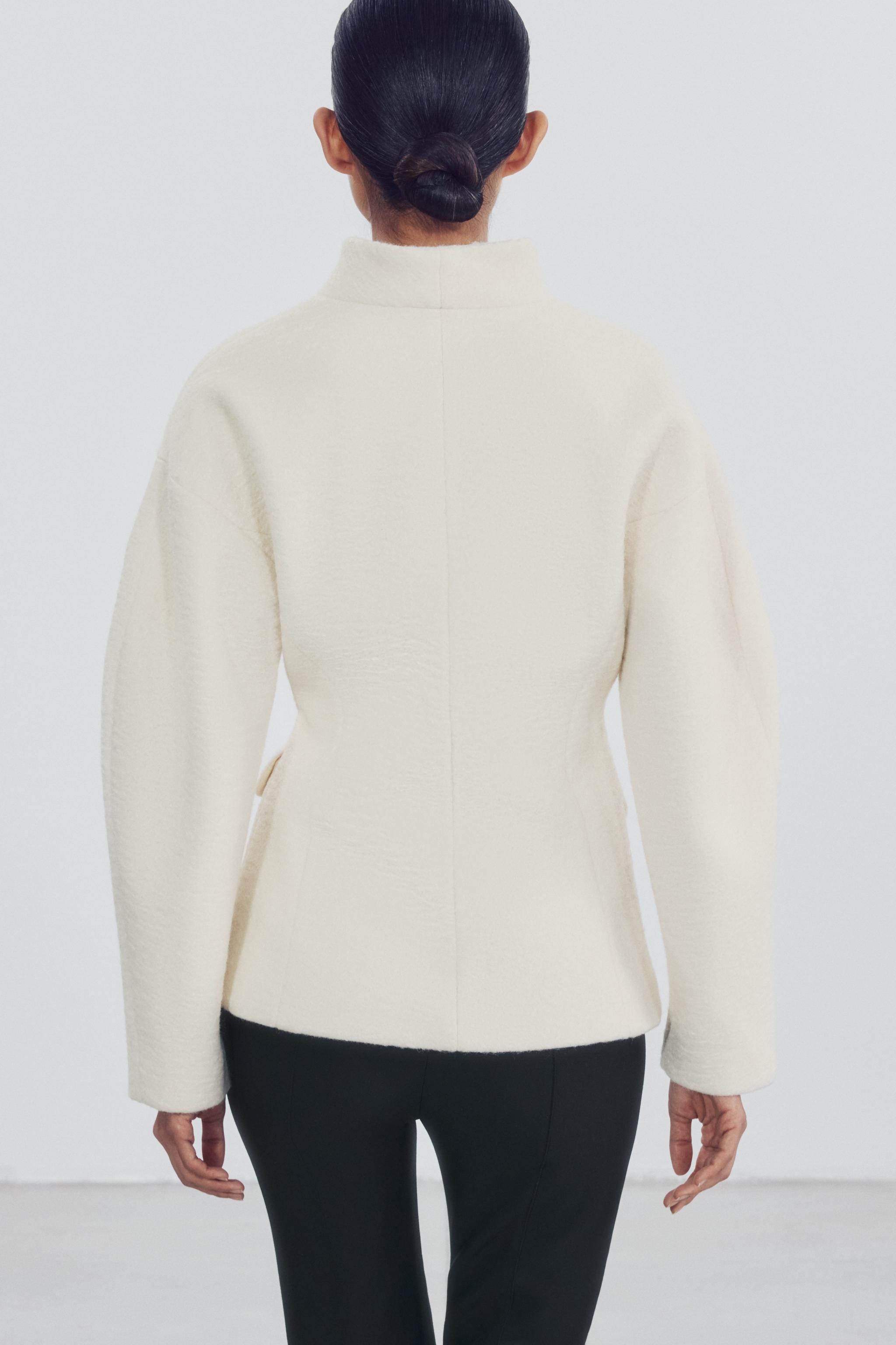 BOUCLÉ JACKET - Mid-ecru | ZARA Curaçao / Curazao