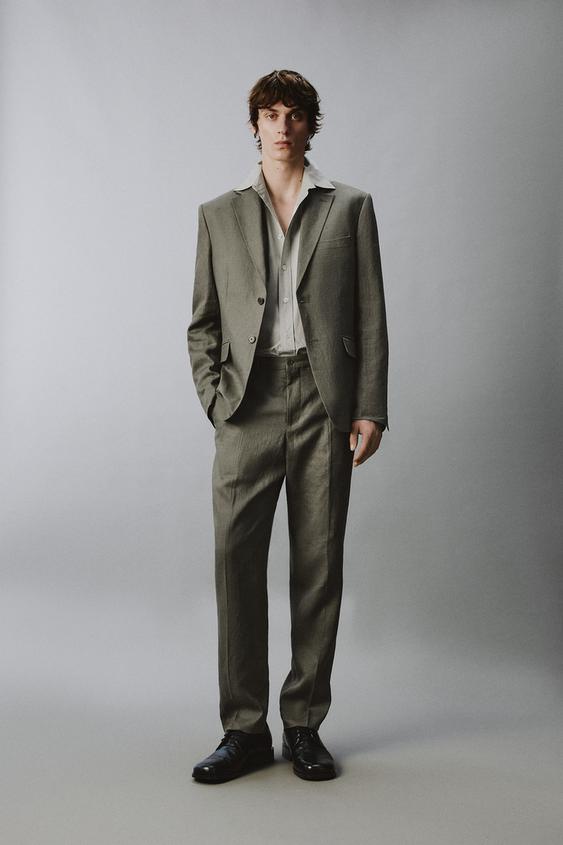 TRAJE 100% LINO -  de Zara - Imagen 0