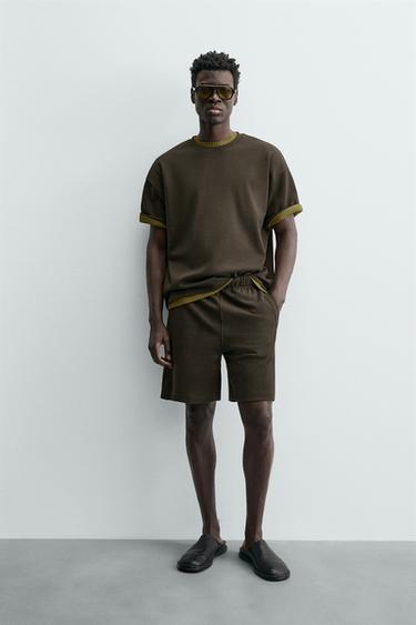 CONJUNTO RELAXED FIT ESTRUCTURA - Bronce de Zara