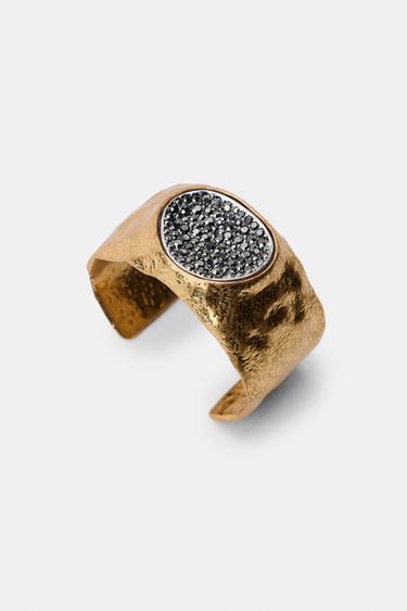 METALLIC SHIMMER BRACELET - Golden by Zara - Image 3