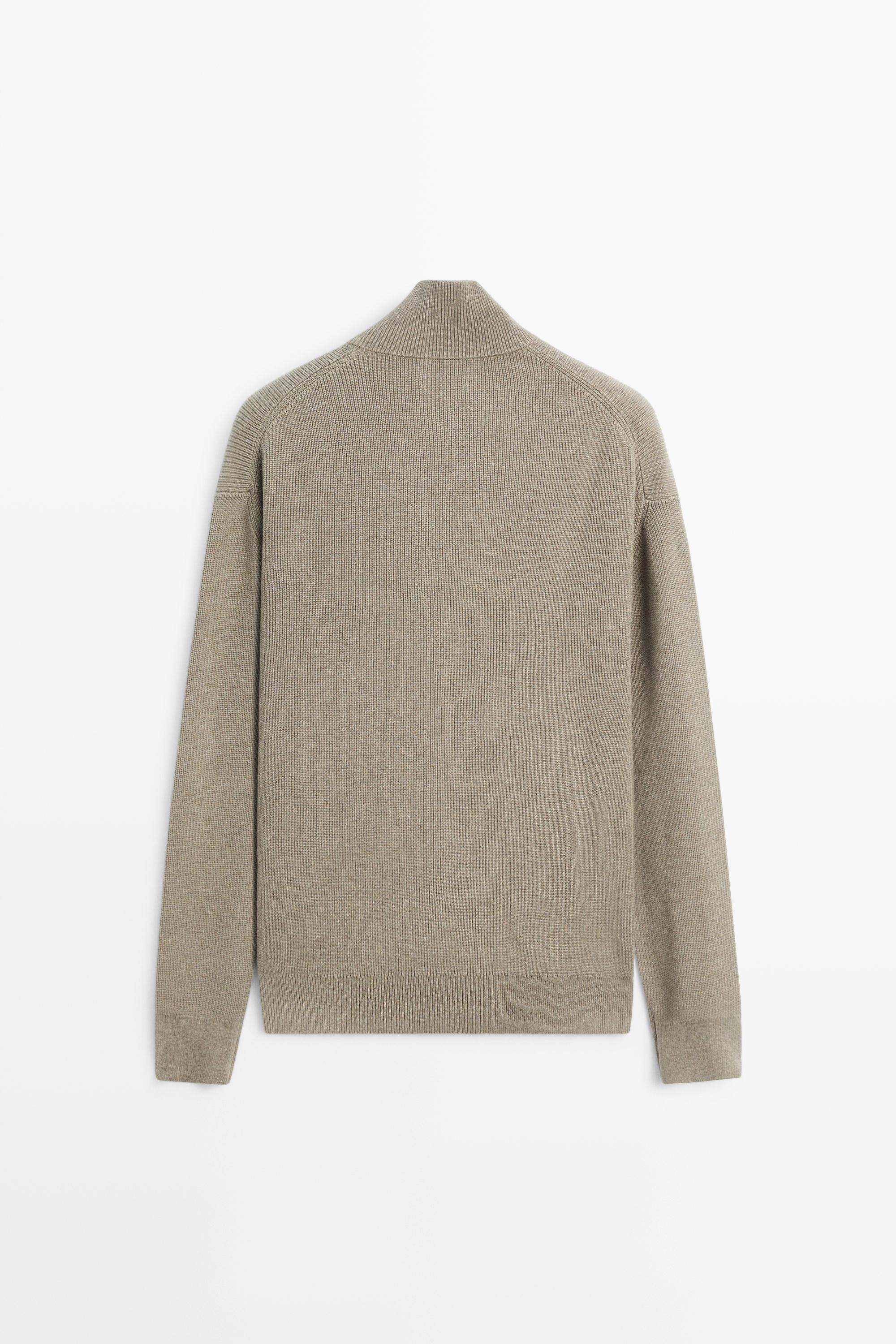 100% cotton ribbed knit cardigan