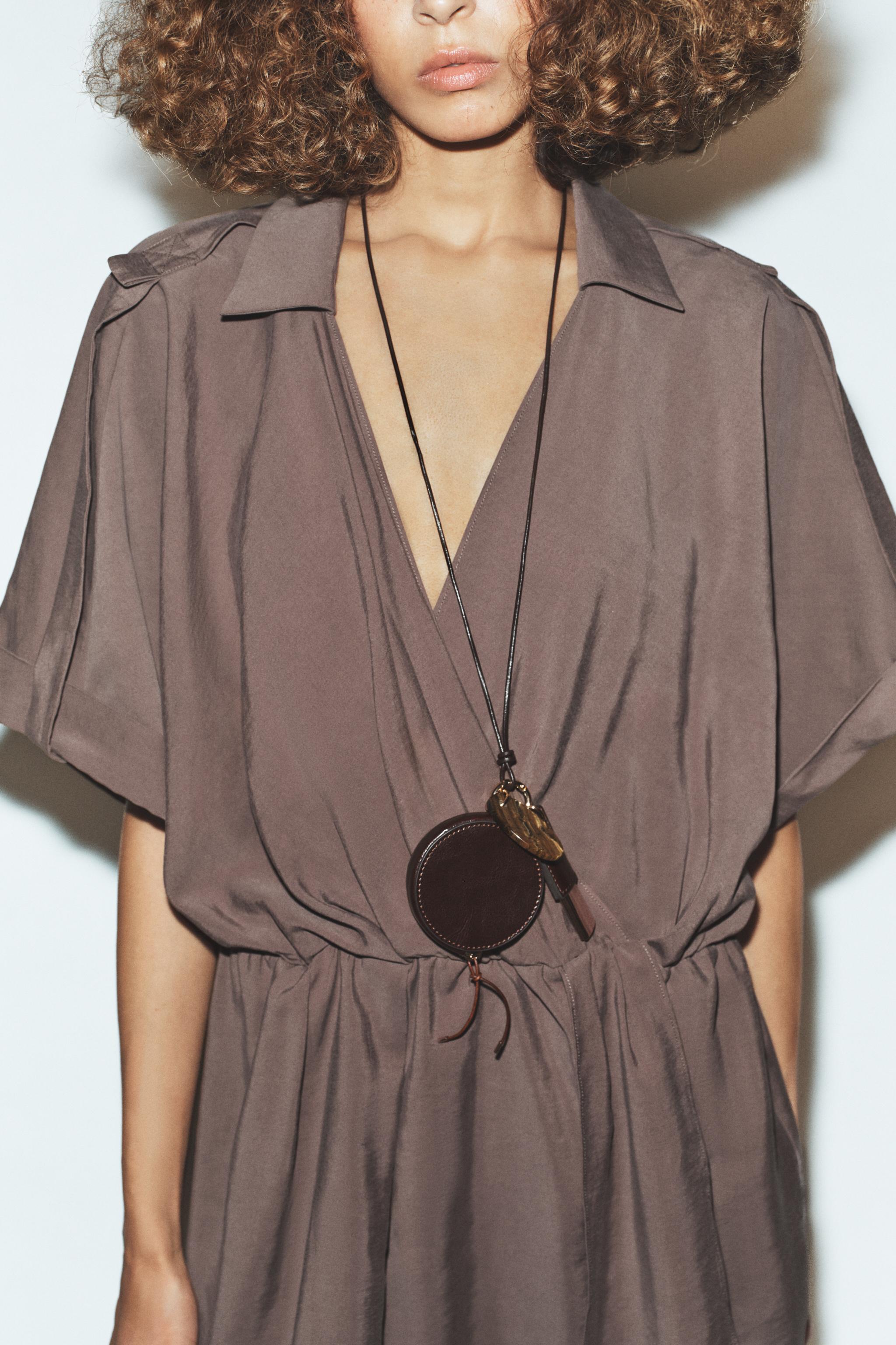 COLLIER PIERRE PORTEFEUILLE 100% CUIR