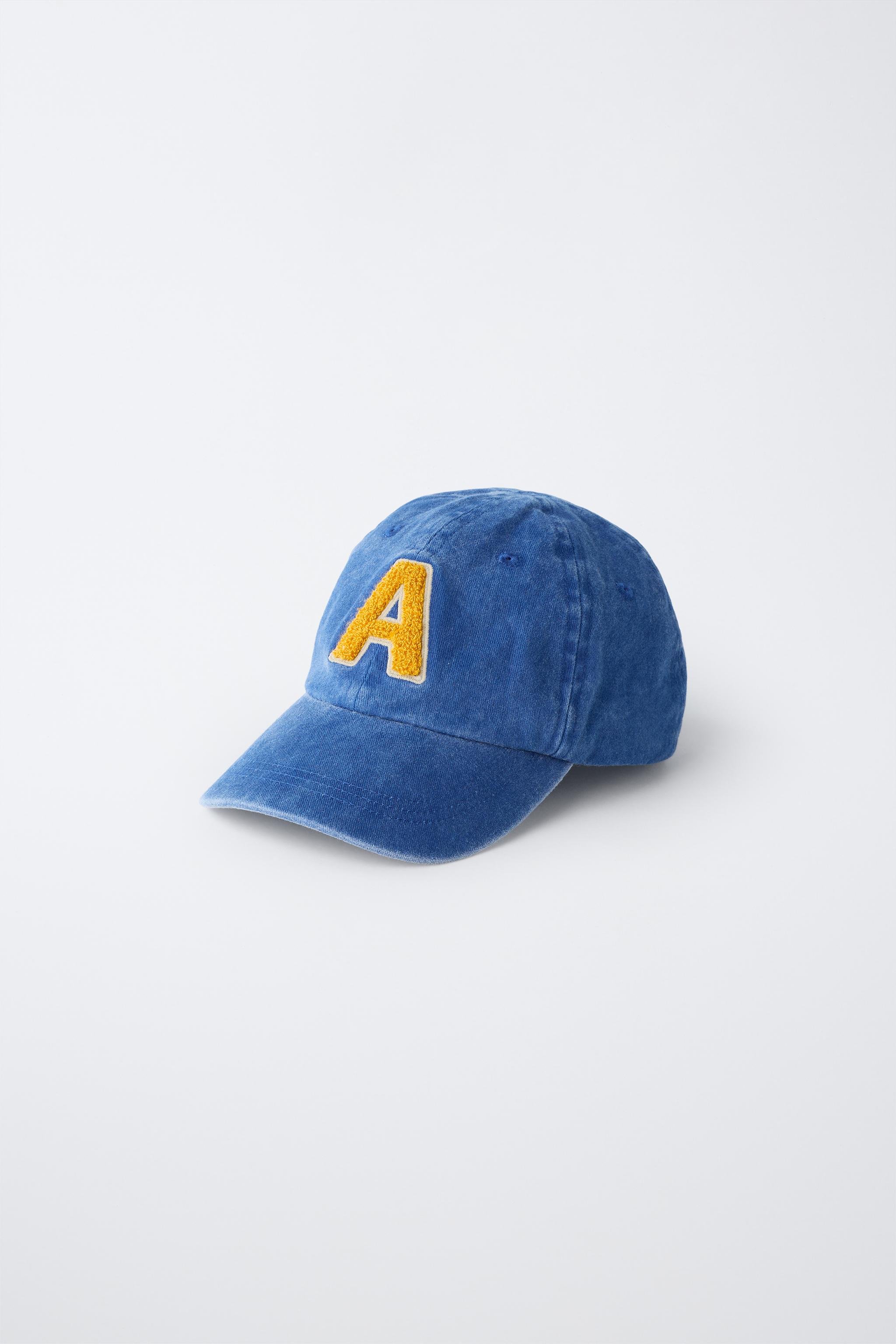 WASHED EFFECT INITIAL PATCH CAP