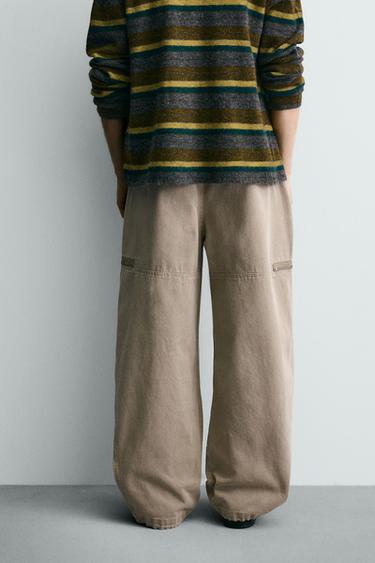 PANTALON CARGO PARACHUTE - Gris de Zara - Image 2