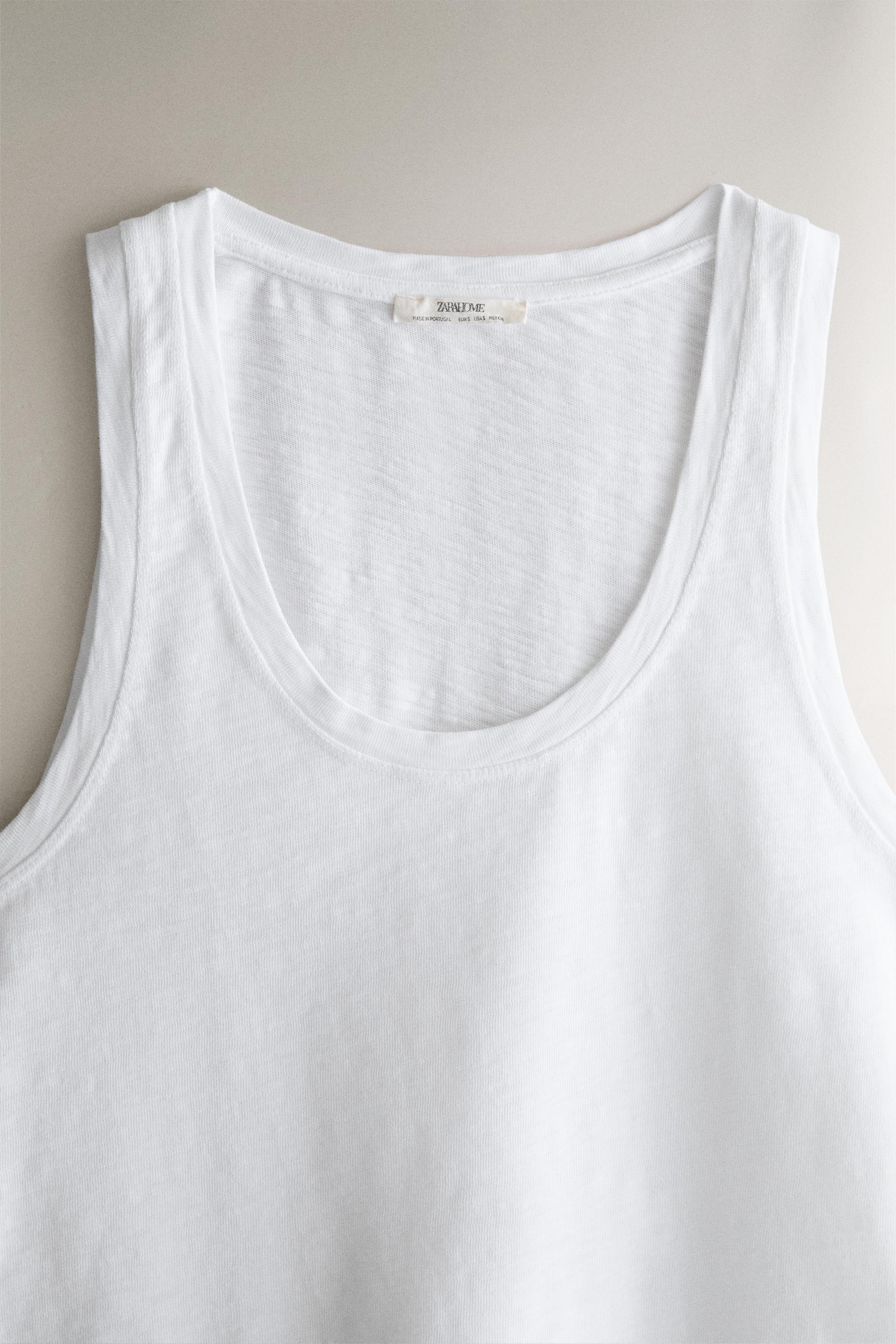 COTTON STRAPPY TOP — White