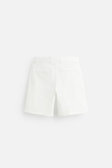 BERMUDA CHINO REGULAR FIT - Blanc cassé de Zara - Image 7